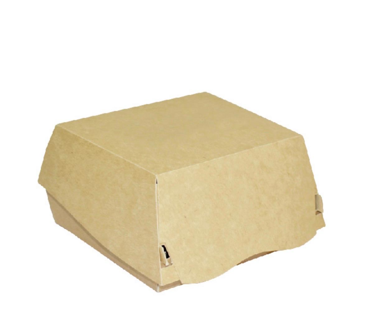 Porta hamburguesa grande kraft